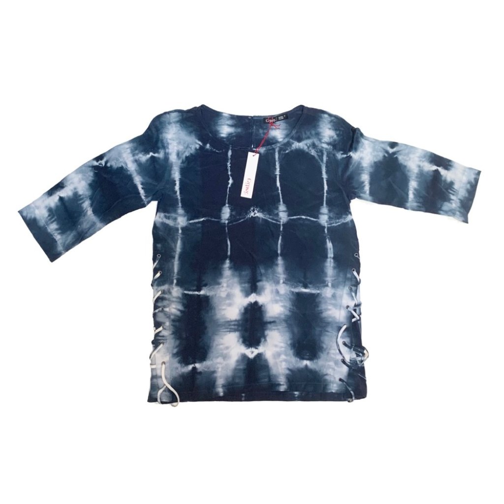 Gypsy 05 Anthropologie Brand Silk Tie Dye Blouse
